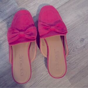 Fuchsia Suede Corkys